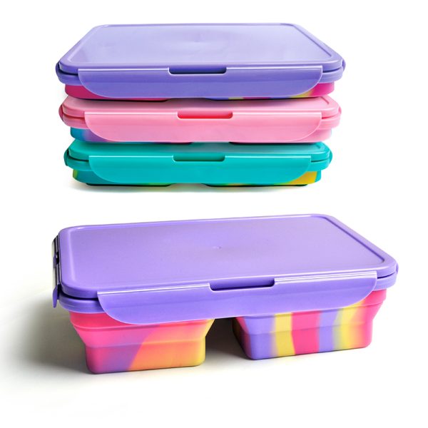 foldable silicone lunch box