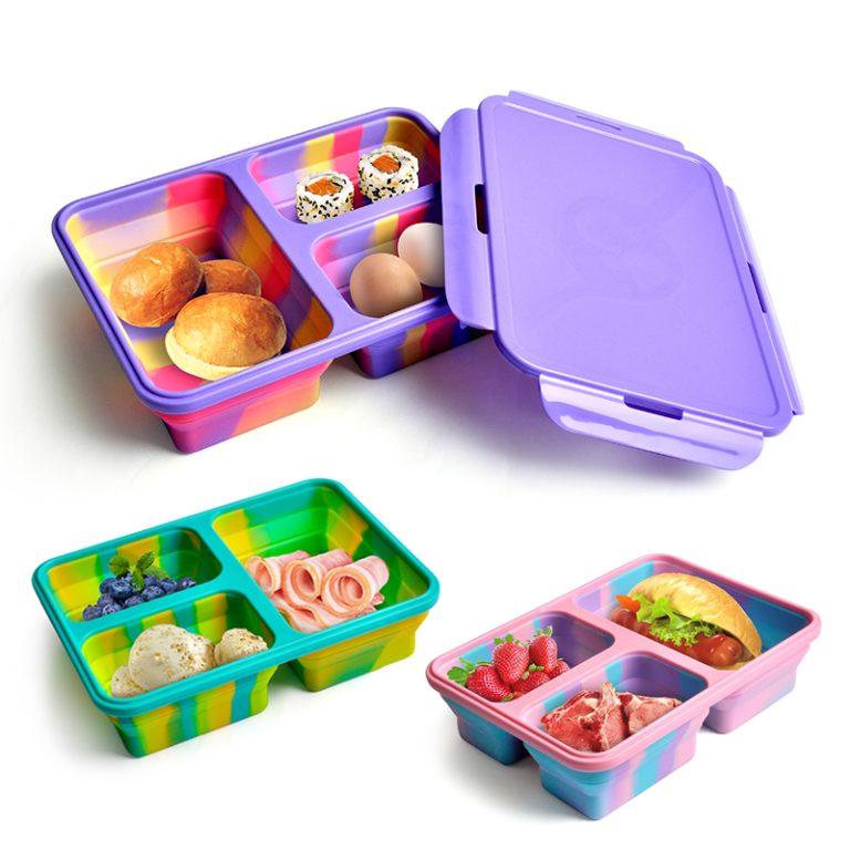 foldable silicone lunch box