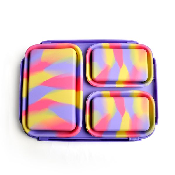 foldable silicone lunch box