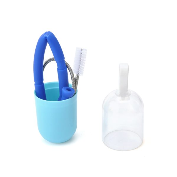 foldable silicone straw