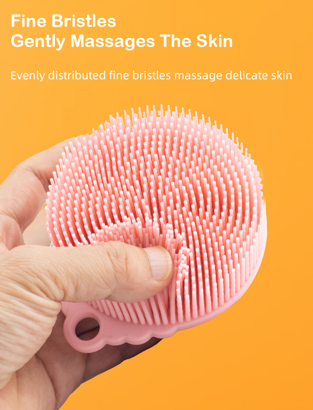 silicone body scrubber