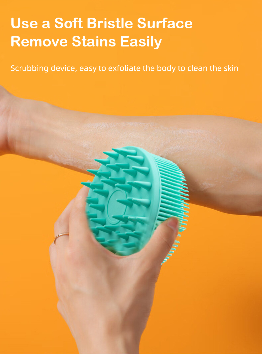 silicone body scrubber