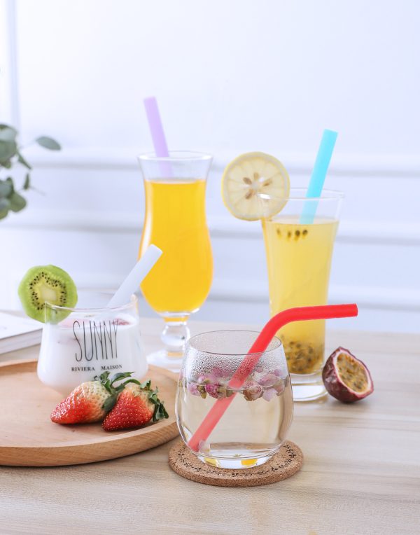 bendable silicone straws