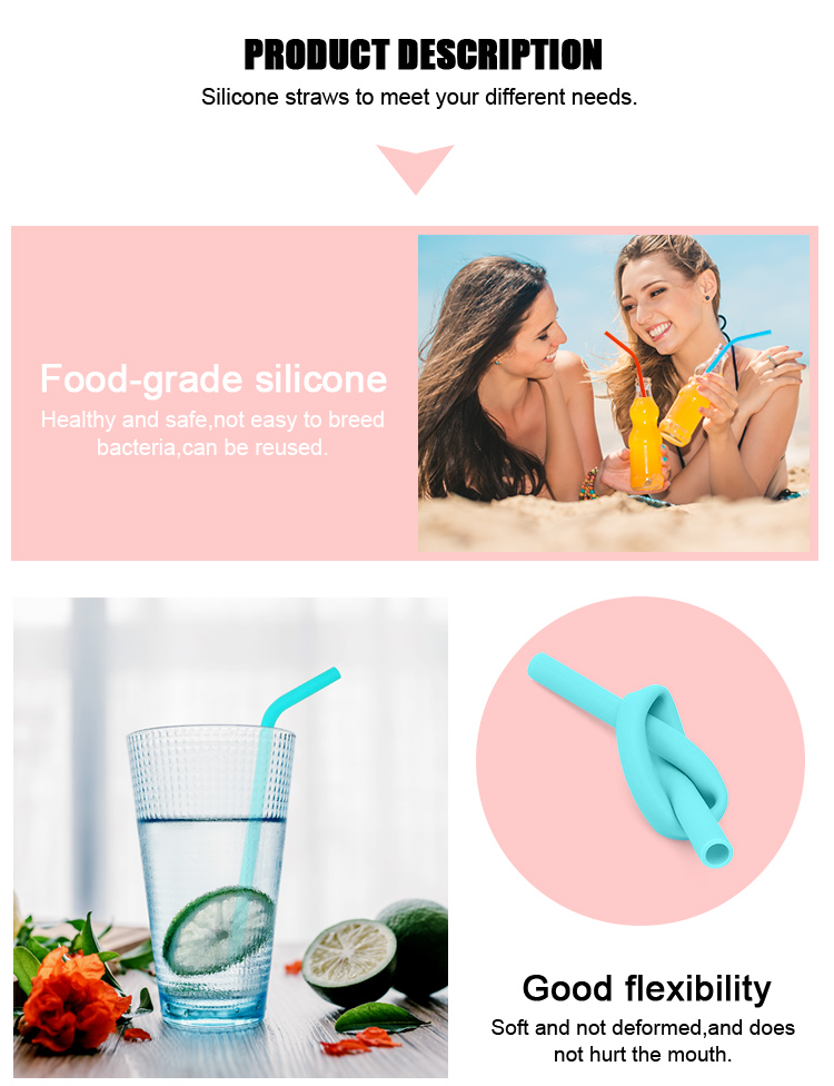 bendable silicone straws