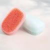 silicone bath scrubber