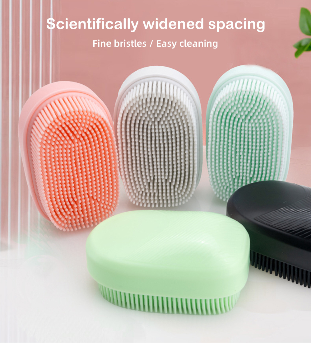 silicone bath scrubber