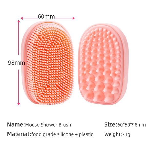 silicone bath scrubber