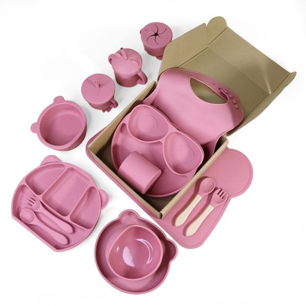 silicone bib set