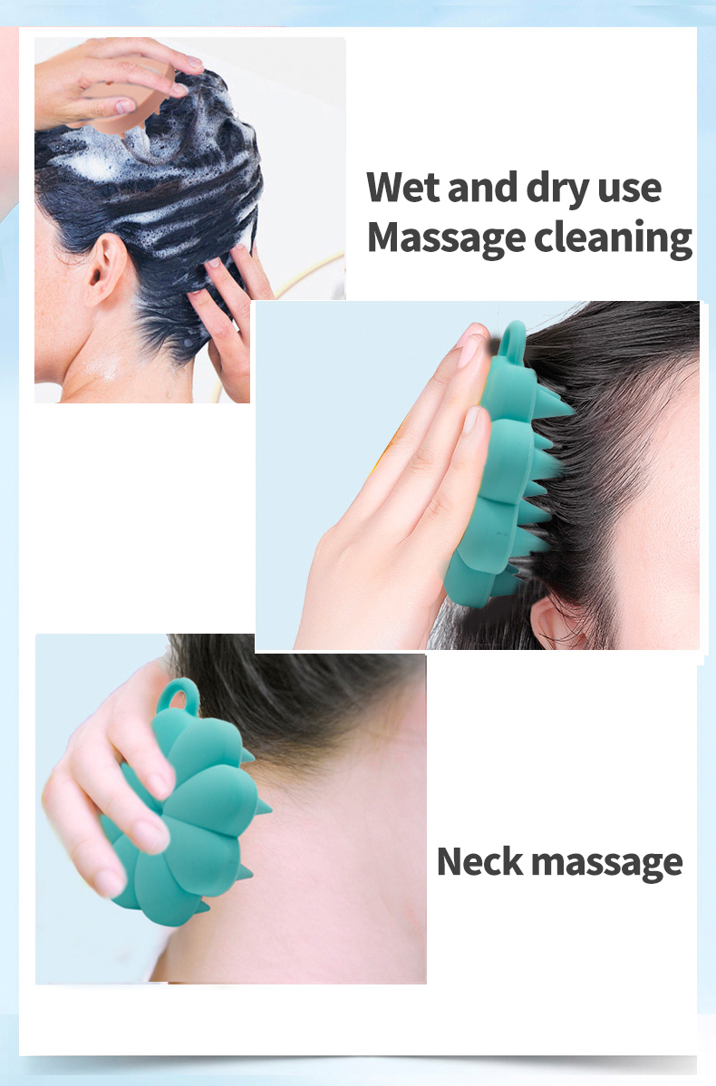 silicone hair scalp massager