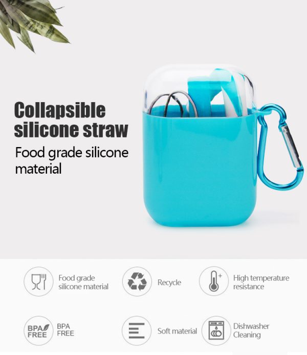 silicone straw