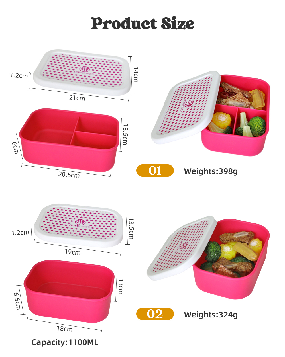 snack box container