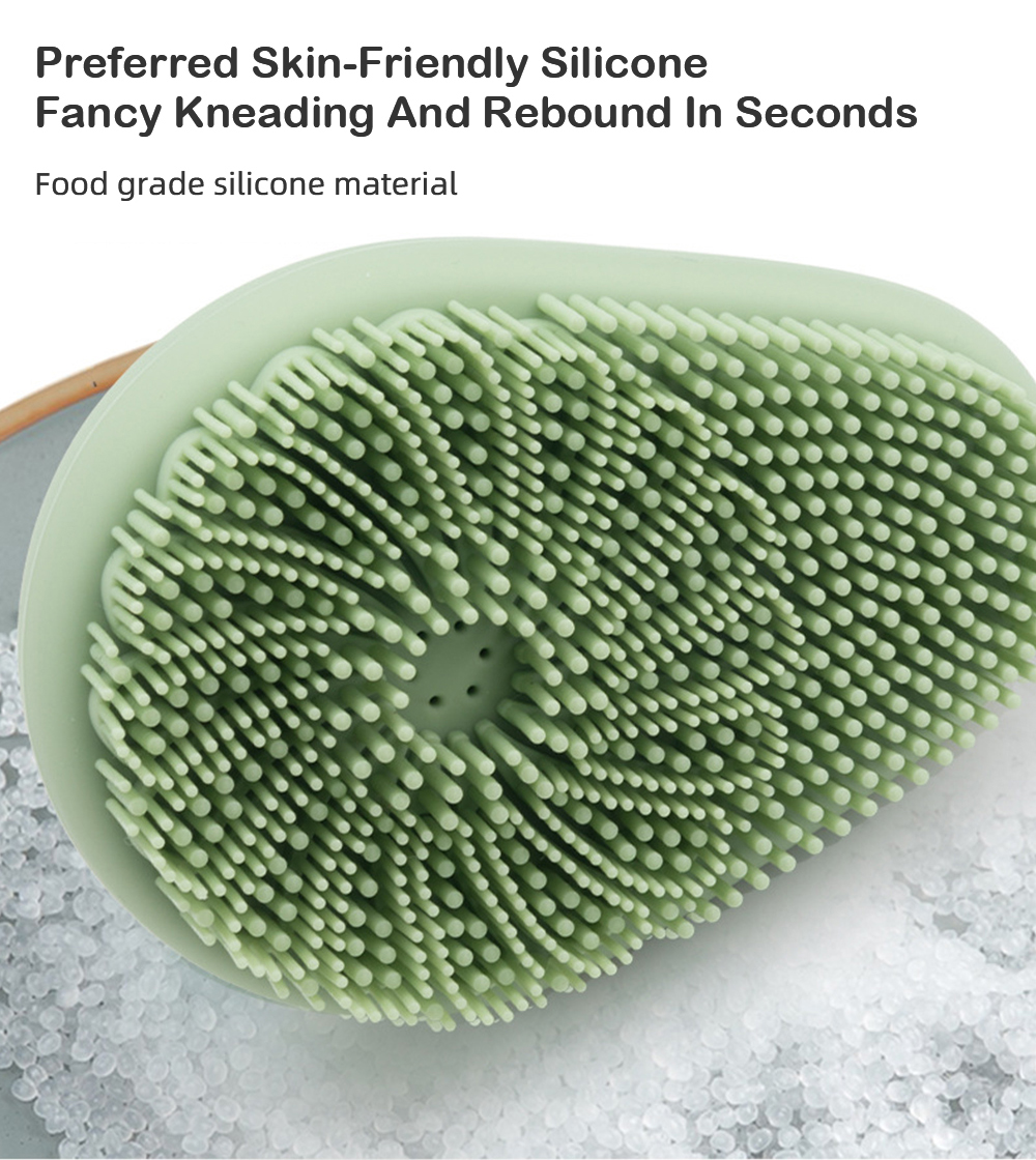 back scrubbing brush shower